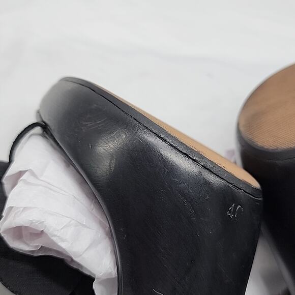 DOLCE & GABBANA BLACK STILETTO BEAUTIFUL PLATFORM PUMPS WOMENS SIZE 40 GUC - Picture 15 of 16